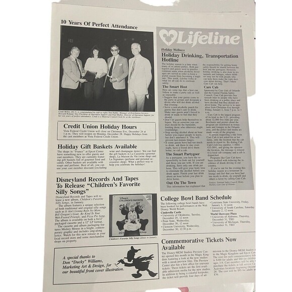 Disney Eyes & Ears 1987 Vol 17# 52/16 1988 Vol 18 #13/46 Mickey Mouse 60th Bday - Picture 13 of 16